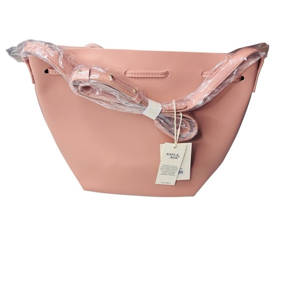 KAYLA+AVA Dusty Rose Vegan Leather Bag - Picture 2 of 6